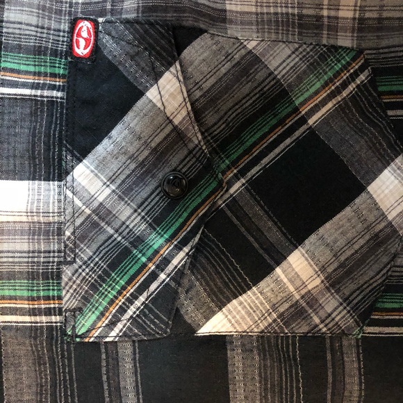 Split brand western style shirt - Picture 2 of 6